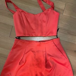 crop tank / shorts set